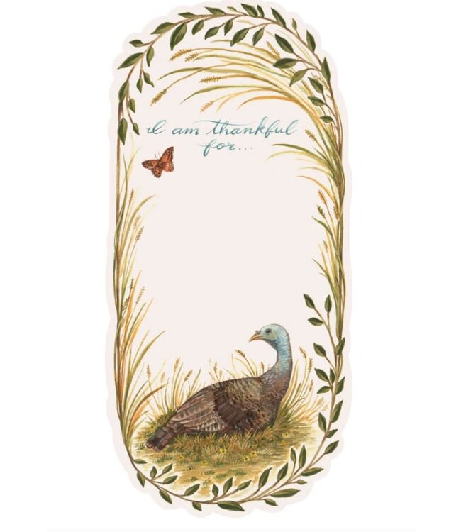 Thankful Turkey Table Card - Pack of 12