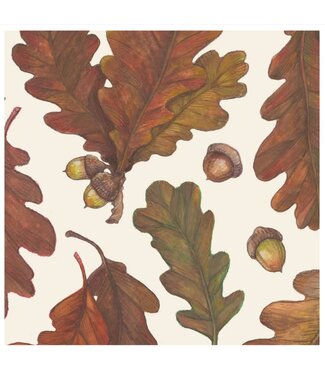 Hester and Cook Autumn Leaves Cocktail Napkin - pack of 20