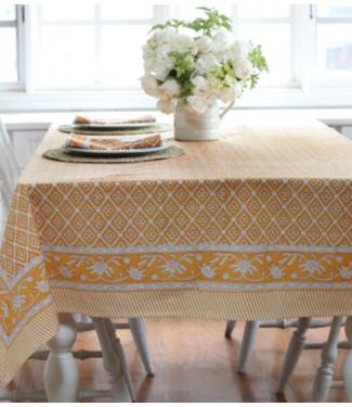 Pacific & Rose Textiles Seville Marigold Tablecloth 60 x 90