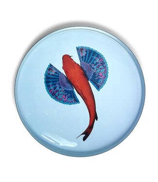 Gangzai Fishkoi Rounded Tray