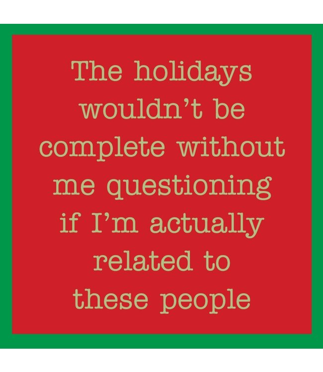 XMAS Related to these People Coaster