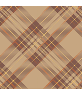 Hester and Cook Autumn Plaid Cocktail Napkins