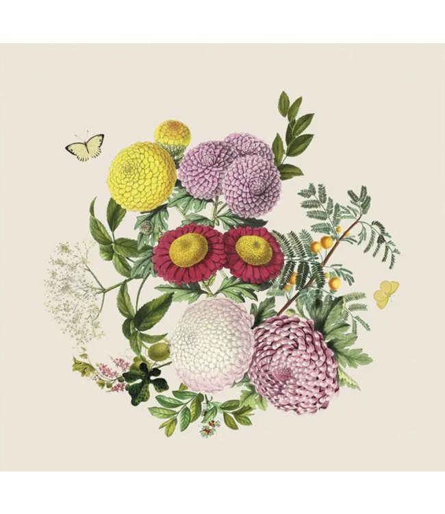 Envies D'Automne Flamboyant Napkin, Cotton-Linen Blend