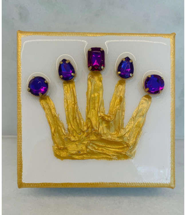 Purple Jeweled Crown