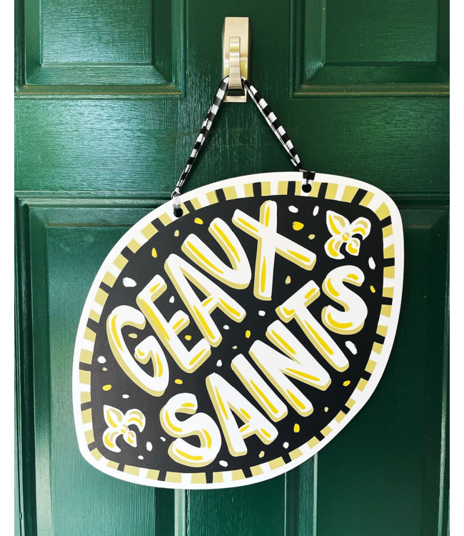 Geaux Saints Door Hanger