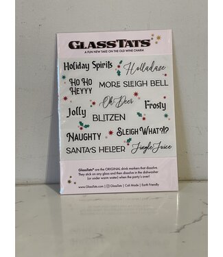 GlassTats Christmas Drink Markers