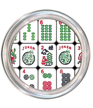 Marye-Kelley Colorful Mahjong Wine Coaster