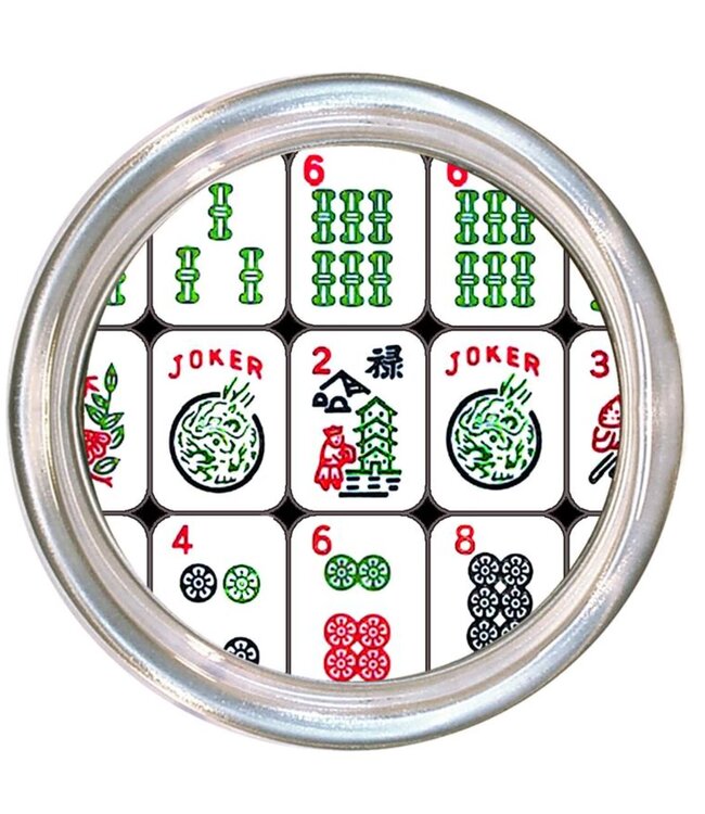 Colorful Mahjong Wine Coaster