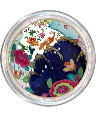 Marye-Kelley Ancient Tobacco Leaf Coaster Blue