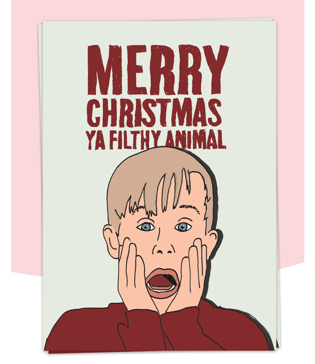 Filthy Animal Greeting Card