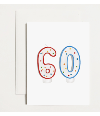 k. Patricia Designs 60 BIrthday Candles Card