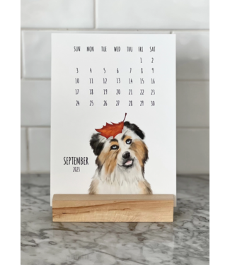 k. Patricia Designs Dog 2024  Desk Calendar