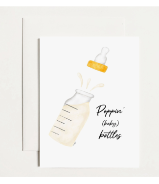 k. Patricia Designs Poppin' (baby) Bottles Card