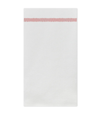 Vietri Papersoft Napkins Red Fringe Guest Towels (Pack of 20)