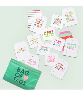 Joy Creative Shop Bag of Tags: Christmas
