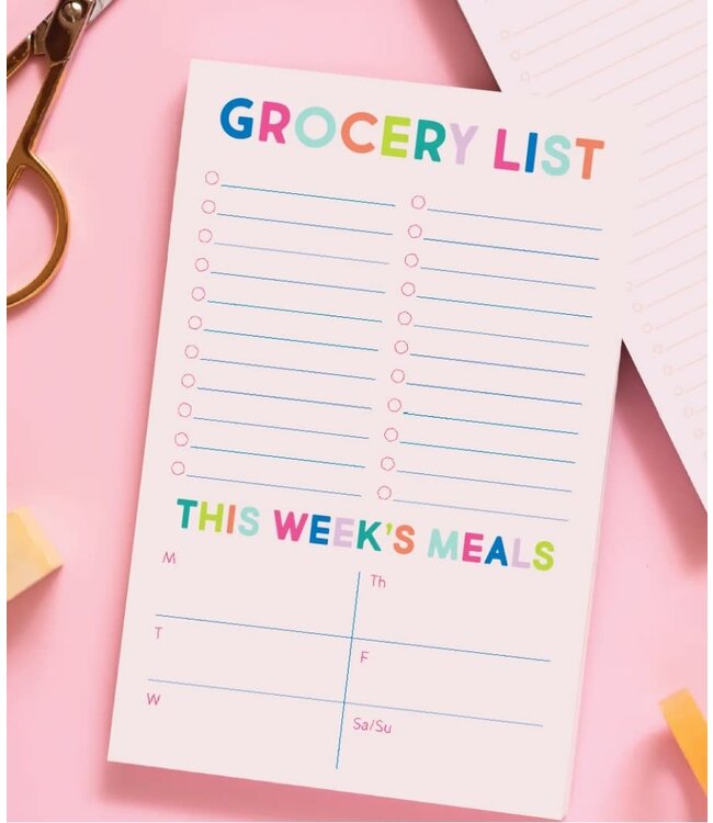 Grocery List/Meal Planner 5.5" x 8.5" - 75 pages