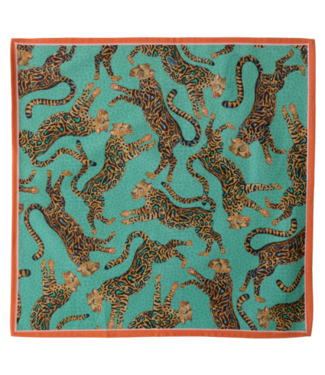 Ngala Trading Cheetah Kings Jade Napkin (Pair)