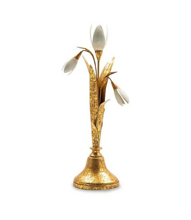 Snowdrop Candle Holder Tall