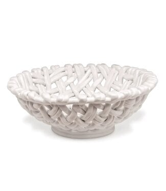 Skyros Designs Round Basket White