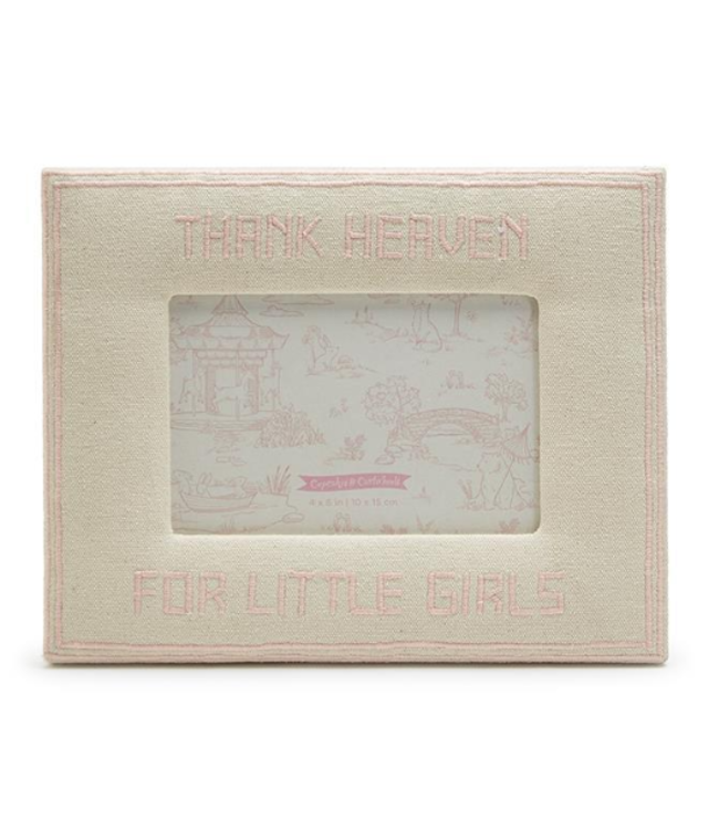 Thank Heaven for Little Girls 4" x 6" Frame