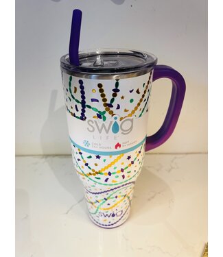 Swig Pardi Gras Travel Mug (22 oz) - Judy At The Rink