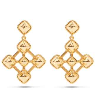 Capucine de Wulf Blandine Geometric Earrings in Gold