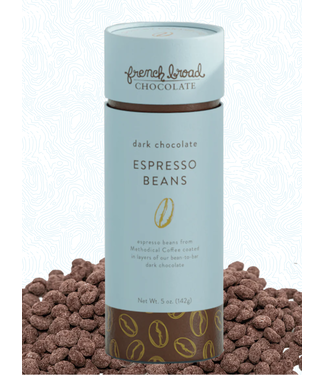 French Broad Chocolate Dark Chocolate-Covered Espresso Beans 5 oz