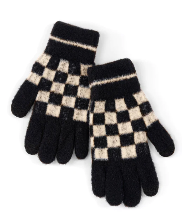 Black Tanner Touchscreen Gloves
