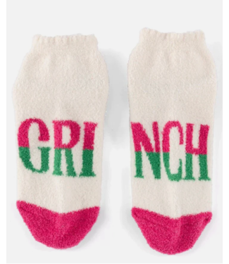 Shiraleah Ivory Grinch Home Socks
