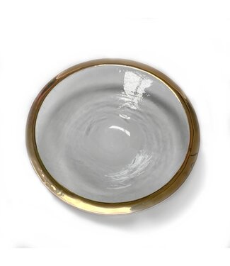 Annie Glass Roman Antique Medium Serving Bowl 11 1/2''
