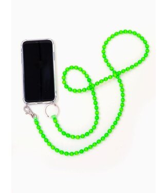 Ina Seifart Phone Necklace, neon green