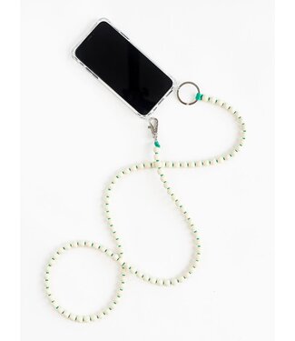 Ina Seifart Phone Necklace, opal - green