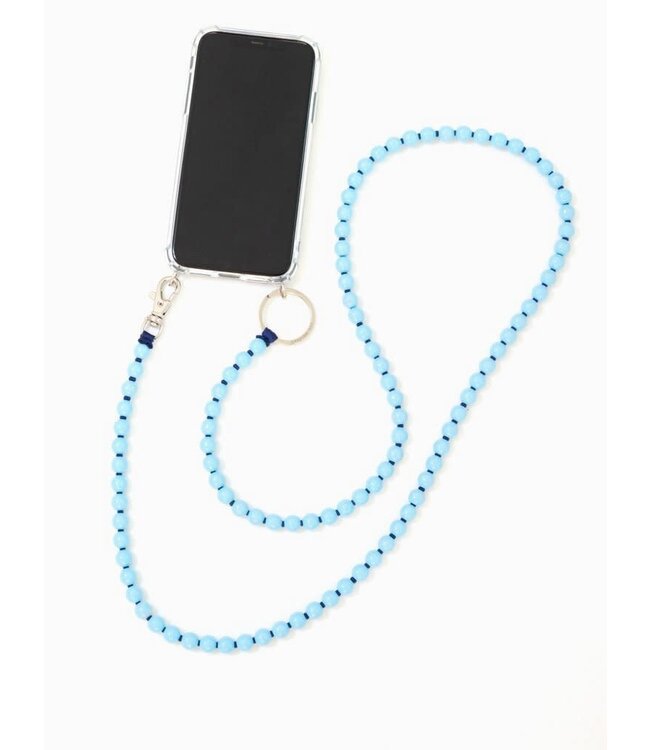 Phone Necklace, pastelblue - blue