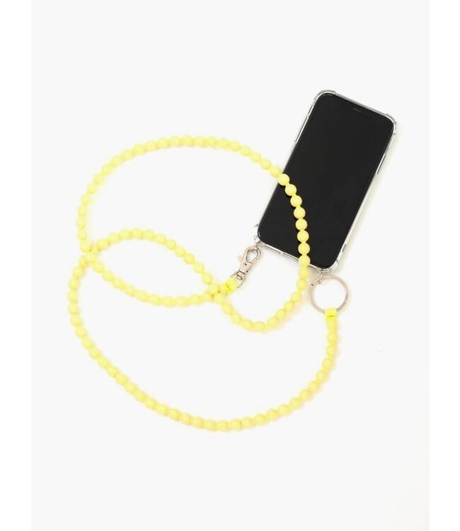 Phone Necklace, pastelyellow - neonyellow