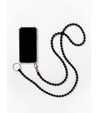 Ina Seifart Phone Necklace, black - black