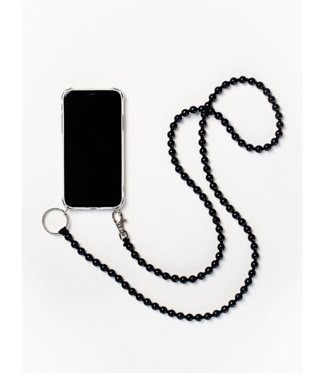 Phone Necklace, black - black