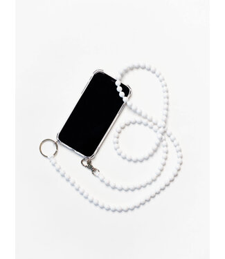 Ina Seifart Phone Necklace, white - white
