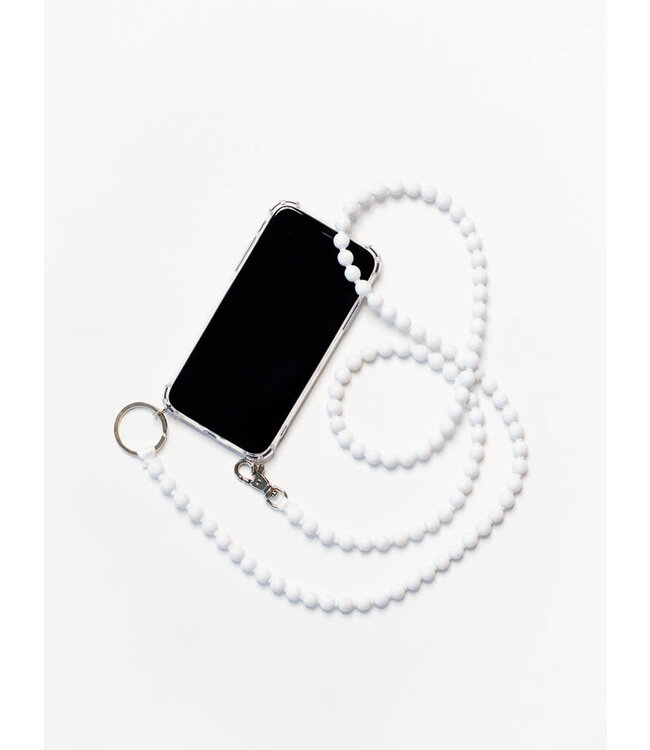Phone Necklace, white - white