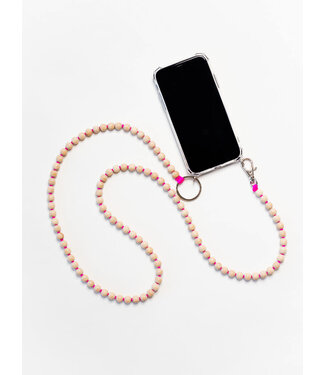Ina Seifart Phone Necklace, natural - pink