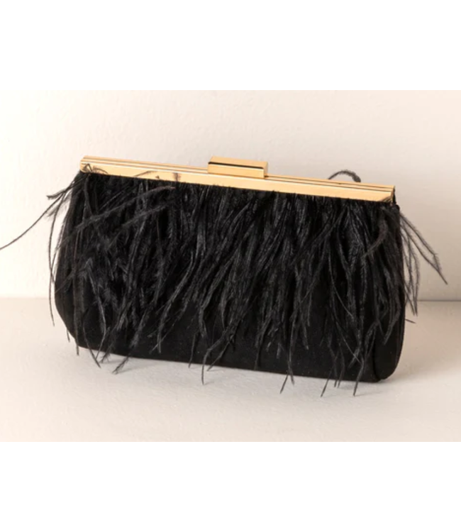 Black Filomena Clutch