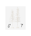 Jeweled Twig Tree, White w/Adaptor, PVC/MDF, 7'