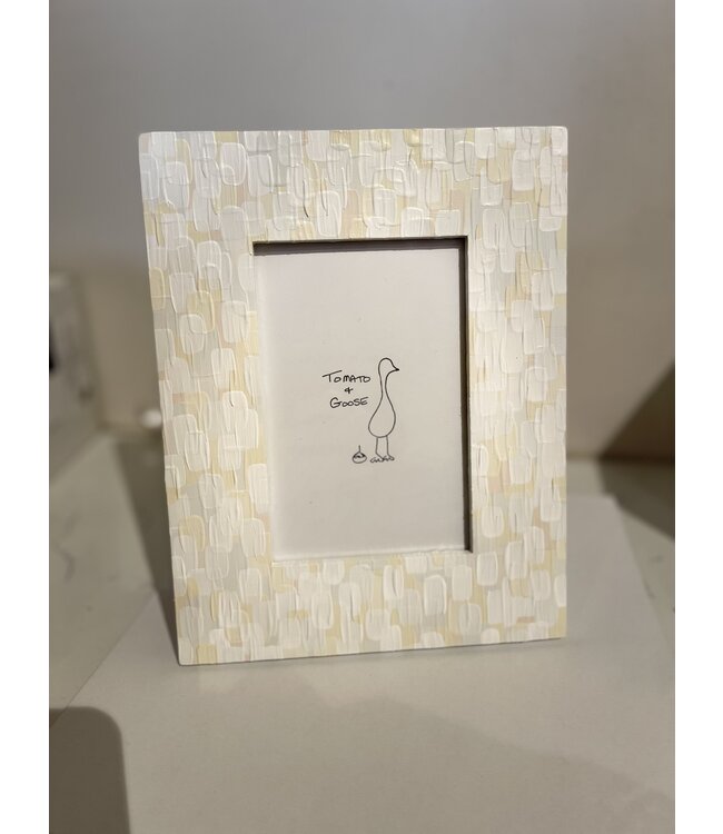 White Mosaic Frame