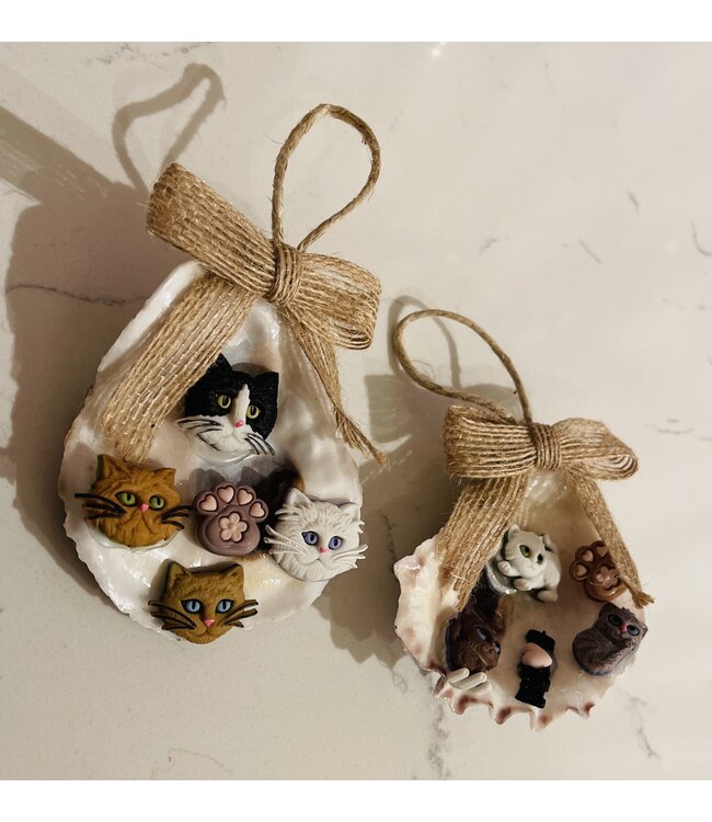 Oyster Cats Ornament