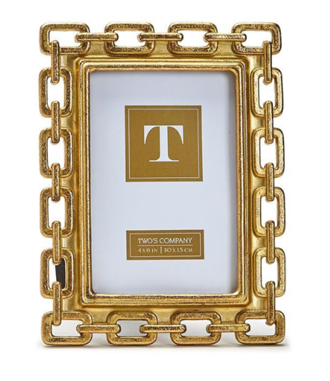 Gold Chain Photo Frame-4x6 - j.hoffman's