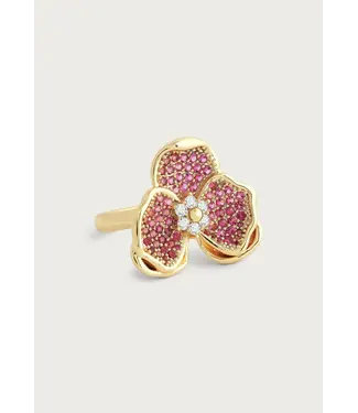 Anabel Aram Orchid Pave Ring