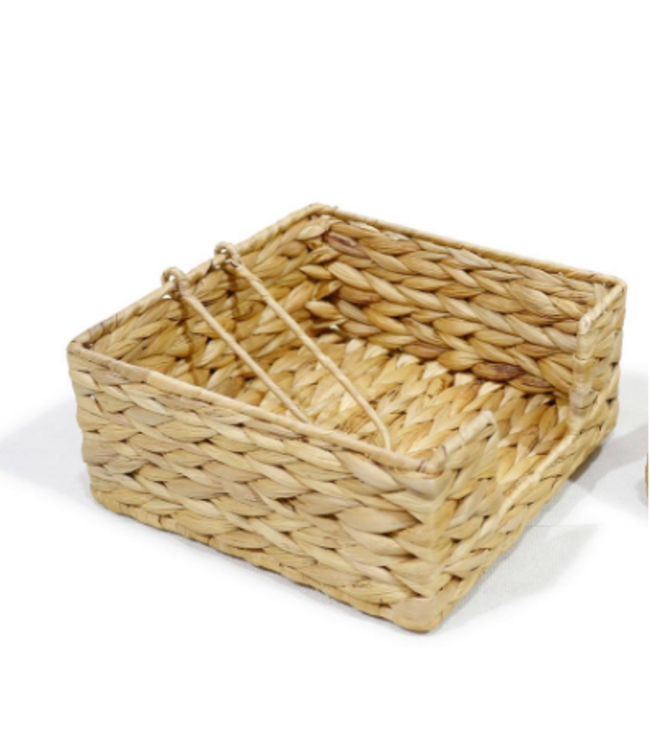 Water Hyacinth Napkin Holder L