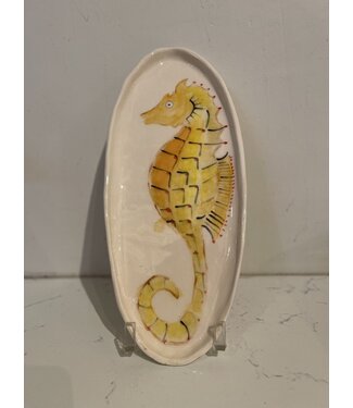 Art Satsuma Ceramic Fish Tray