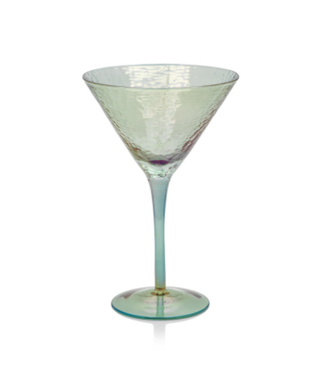 Zodax Aperitivo Martini Glass Luster Blue