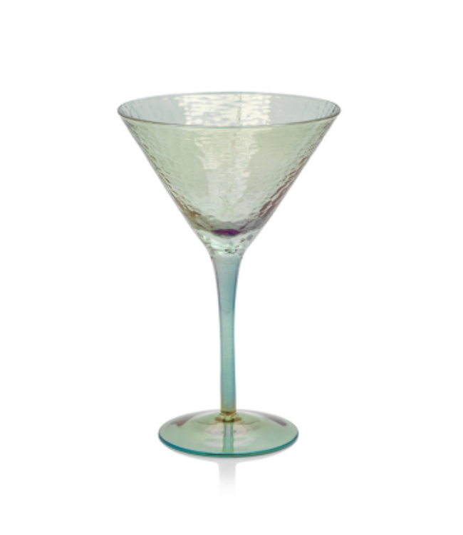 Aperitivo Martini Glass Luster Blue