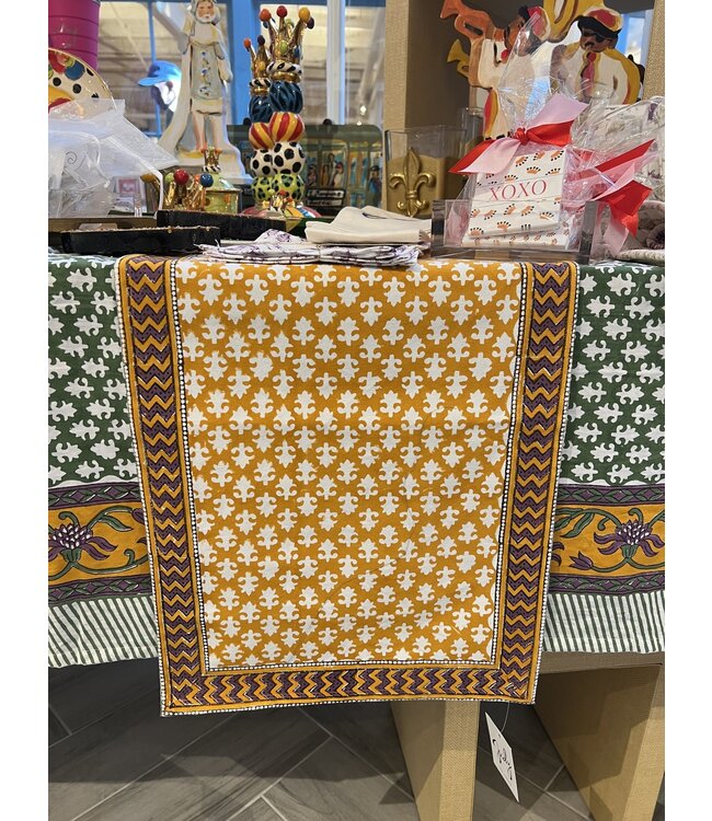 Yellow Buti Table Runner